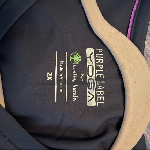 Healing hands. Purple label. Active. Scrubs set. XL gray - Picture 2 of 3